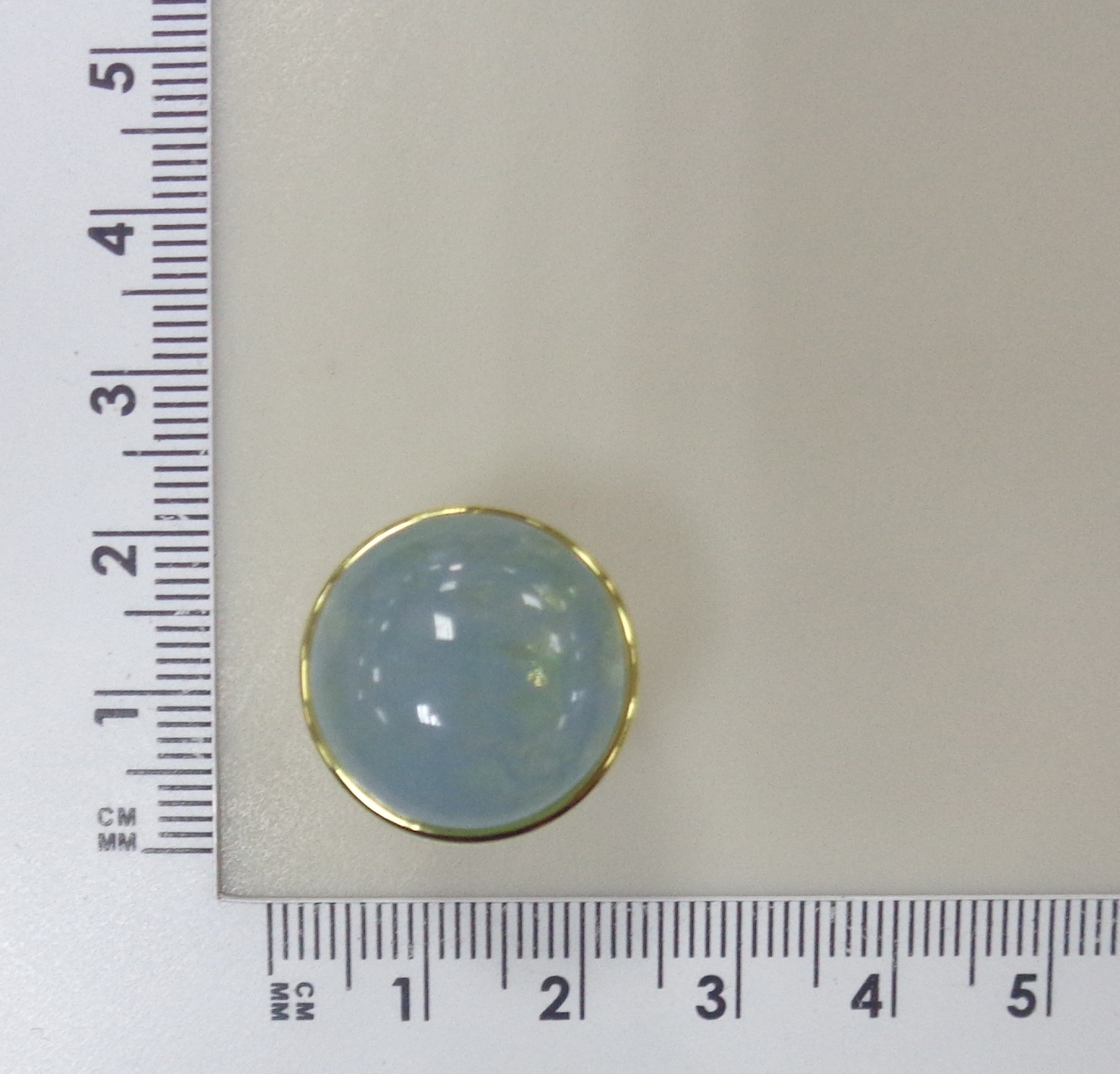 Серебряное кольцо с аквамарином